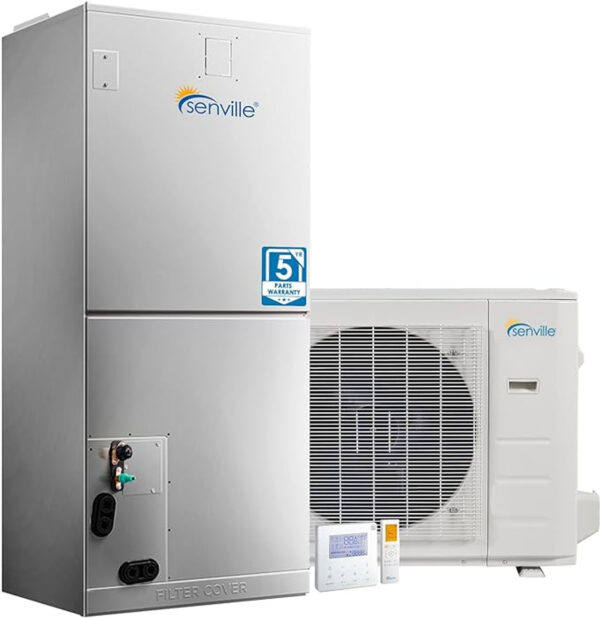 24000 BTU Central Air Conditioner Heat Pump System - SENDC-24HF