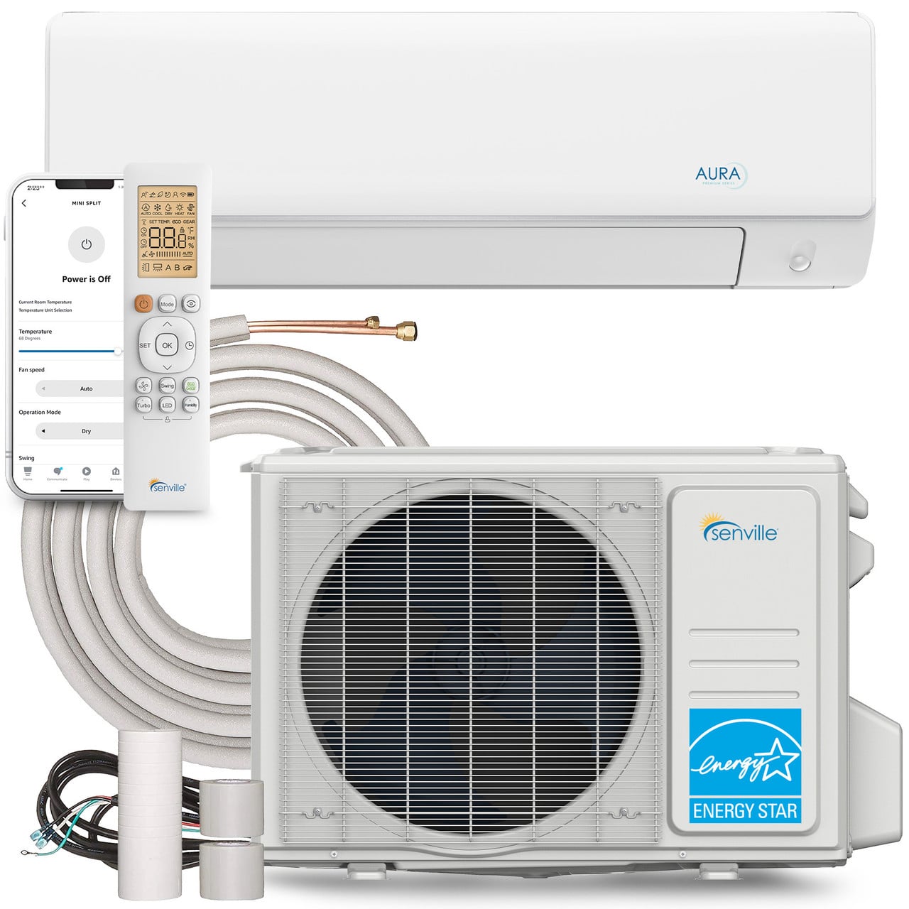 24000 BTU Mini Split Air Conditioner with Heat Pump - SENA/24HF