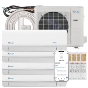36000 BTU Quad Zone Mini Split Air Conditioner / Heat Pump - SENA/36HF/Q