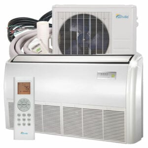 24000 BTU Floor Mounted Mini Split Air Conditioner - Heat Pump - SENA/24HF/IF