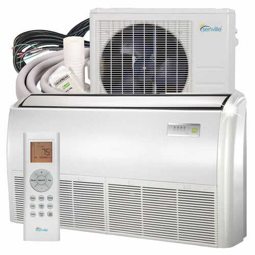 24000 BTU Floor Mounted Mini Split Air Conditioner - Heat Pump - SENA/24HF/IF