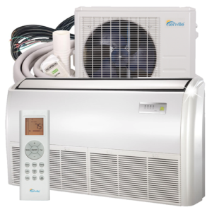 18000 BTU Floor Mounted Mini Split Air Conditioner - Heat Pump - SENA/18HF/IF