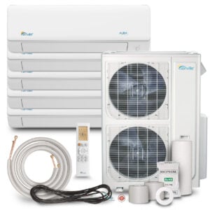48000 BTU Five Zone Mini Split Air Conditioner / Heat Pump - SENA/48HF/F