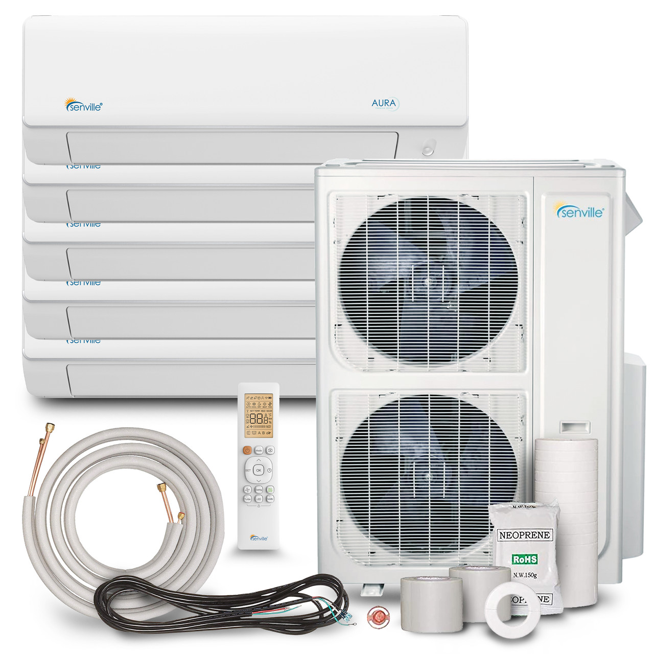48000 BTU Climatiseur / Thermopompe Mini Split à cinq zones - SENA/48HF/F